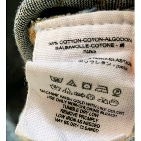 Free People Women's Distressed‎ Raw Hem Low Rise Skinny Jeans Size 25 - Picture 4 of 5